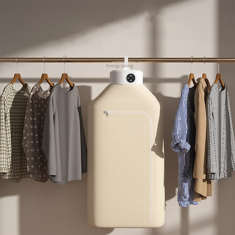 600W Folded Electric Clothes Dryer Smart Drying Rack Hang Dryer Machine Portable Travel Warm Air Dryer with Timing 220V 4