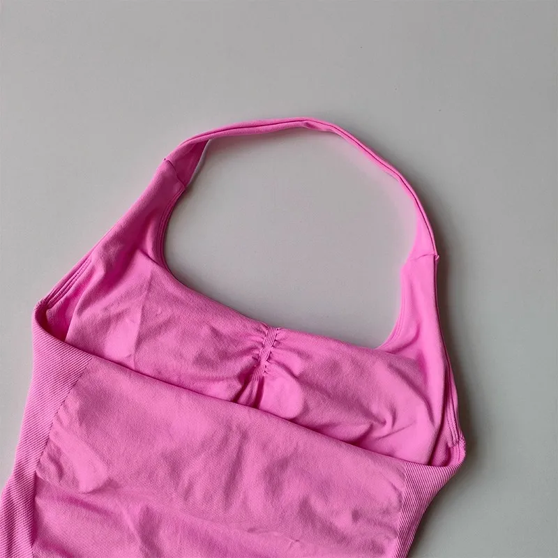Halter Yoga Vest, Shockproof Running Sports, High-Strength