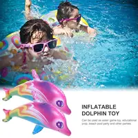 Dolphin Balloons Colorful Inflatable Dolphin PVC Material Multicolored Inflatable Dolphin Toy PVC Inflatable Toys 2