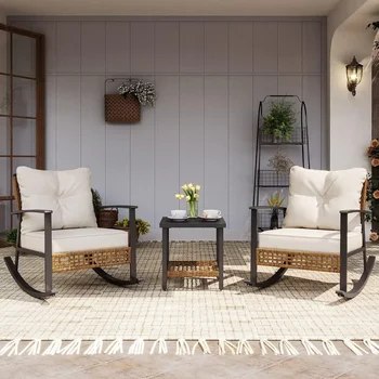 3-Piece Oversized Rocking Bistro Set 1