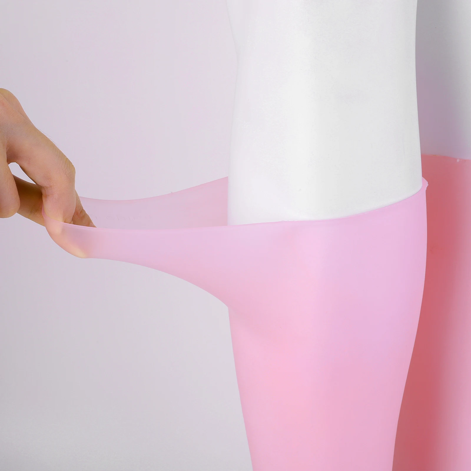 Silicone Long Moisturizing Socks Anti Cracking Foot Exfoliating Stockings Soft Pedicure Socks Comfortable for Home Foot Spa