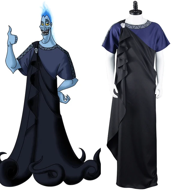 Anime Hercules Men Cosplay Hades Costume Halloween Carnival