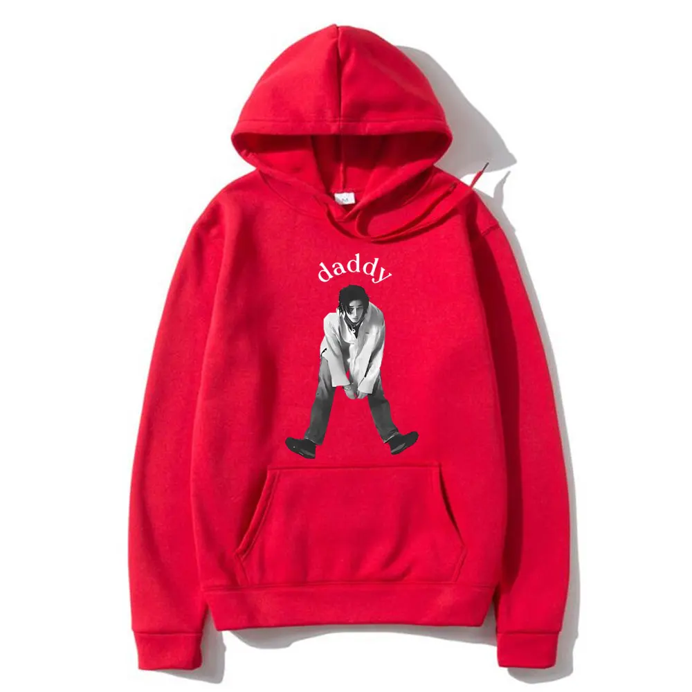 Cute Funny Matty Healy Is Daddy Hoodie Rock Band The 1975 Lead Singer Print Pullover Male Vintage Indie Alternative Rock Hoodies