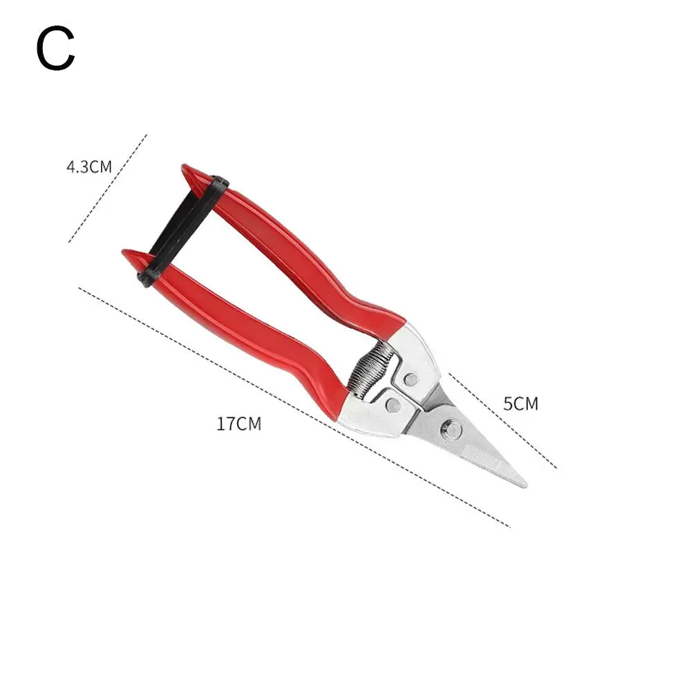 Description Picture 6 of item1Pc Garden Tools Secateurs Bonsai Shears Metal Gardening Scissor Pruning Tool Hand Cutter Fruit Picking Weed Household Potted
