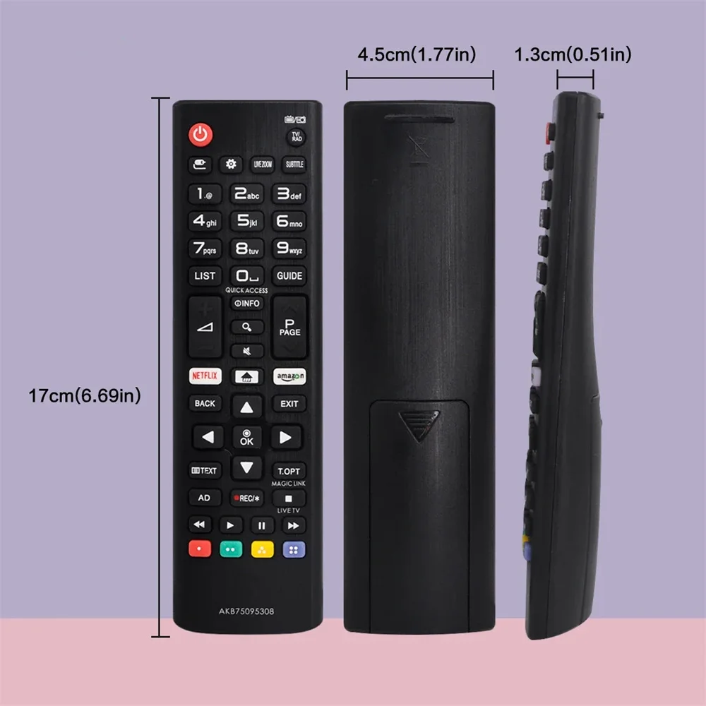 AKB75095308 Universal Remote Control for TV32LJ610V 43UJ634V 49UJ634V 55UJ634V 65UJ634V 43UJ6309 49UJ6309 60UJ6309 65UJ6309