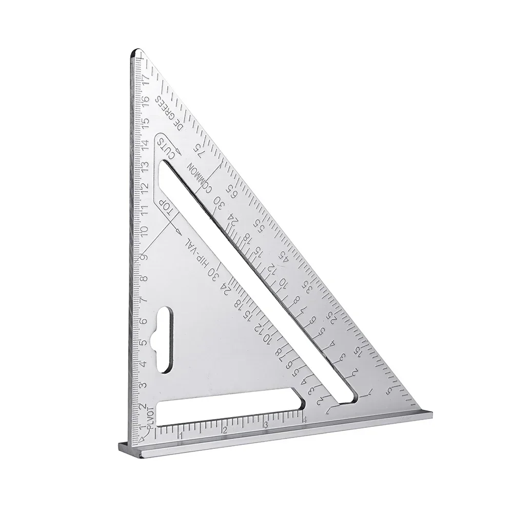 Tripod Aluminium Angle Protractor 7" Woodworkers Carpenter's Tools 90 Degree Thick Leather Right Angle