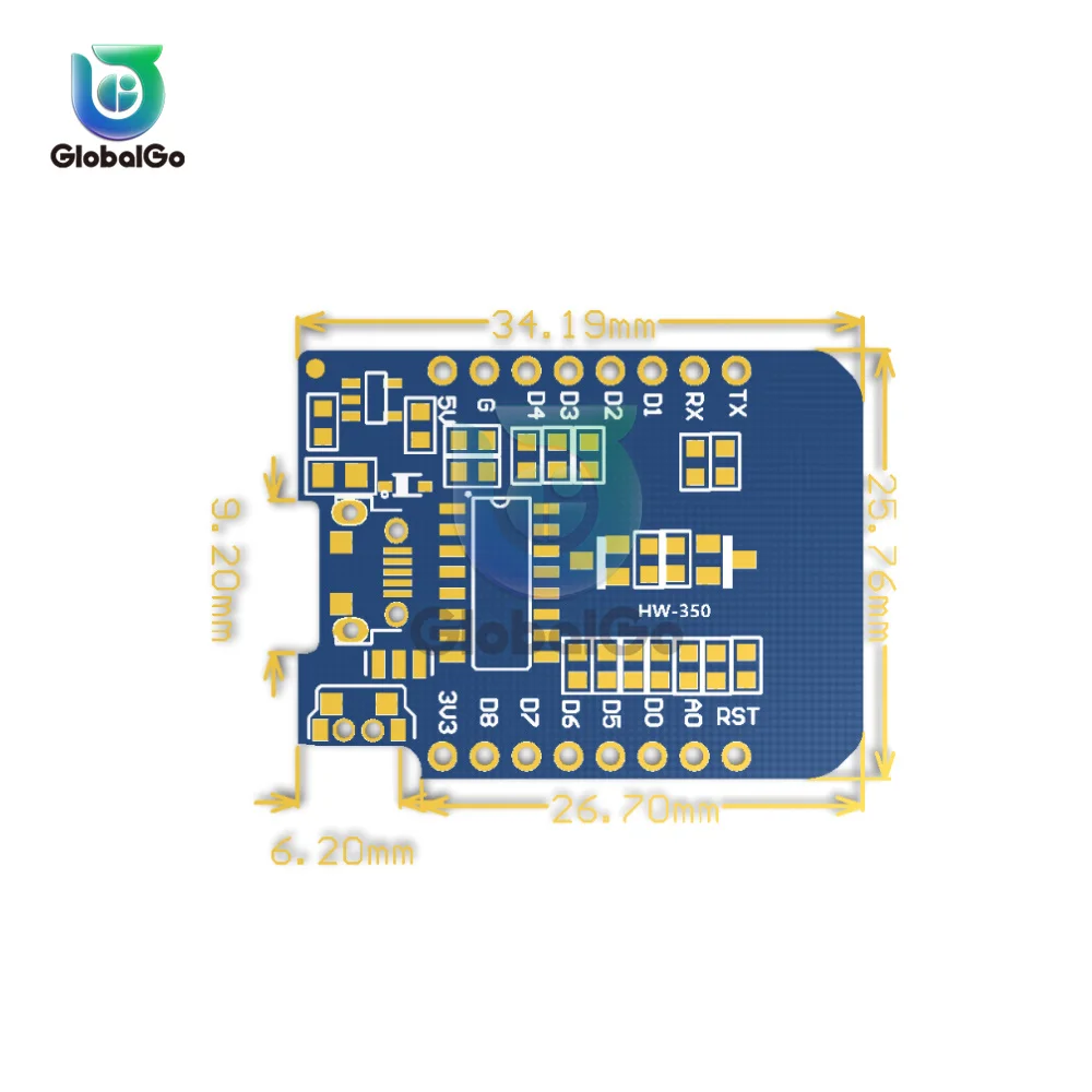 Рисунок 3 - WeMos D1 MINI ESP8266 ESP-12F плата