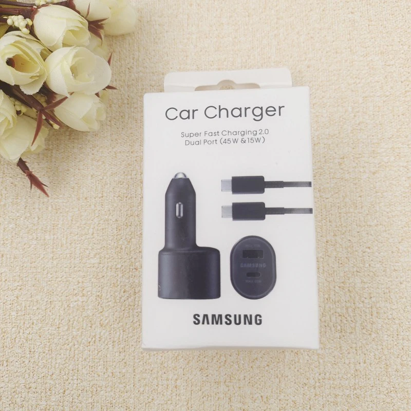 ตัวเลือกสินค้า Samsung ชาร์จเร็ว 60W USB-C สำหรับ Galaxy S25/S24/S23 Ultra และ A Series