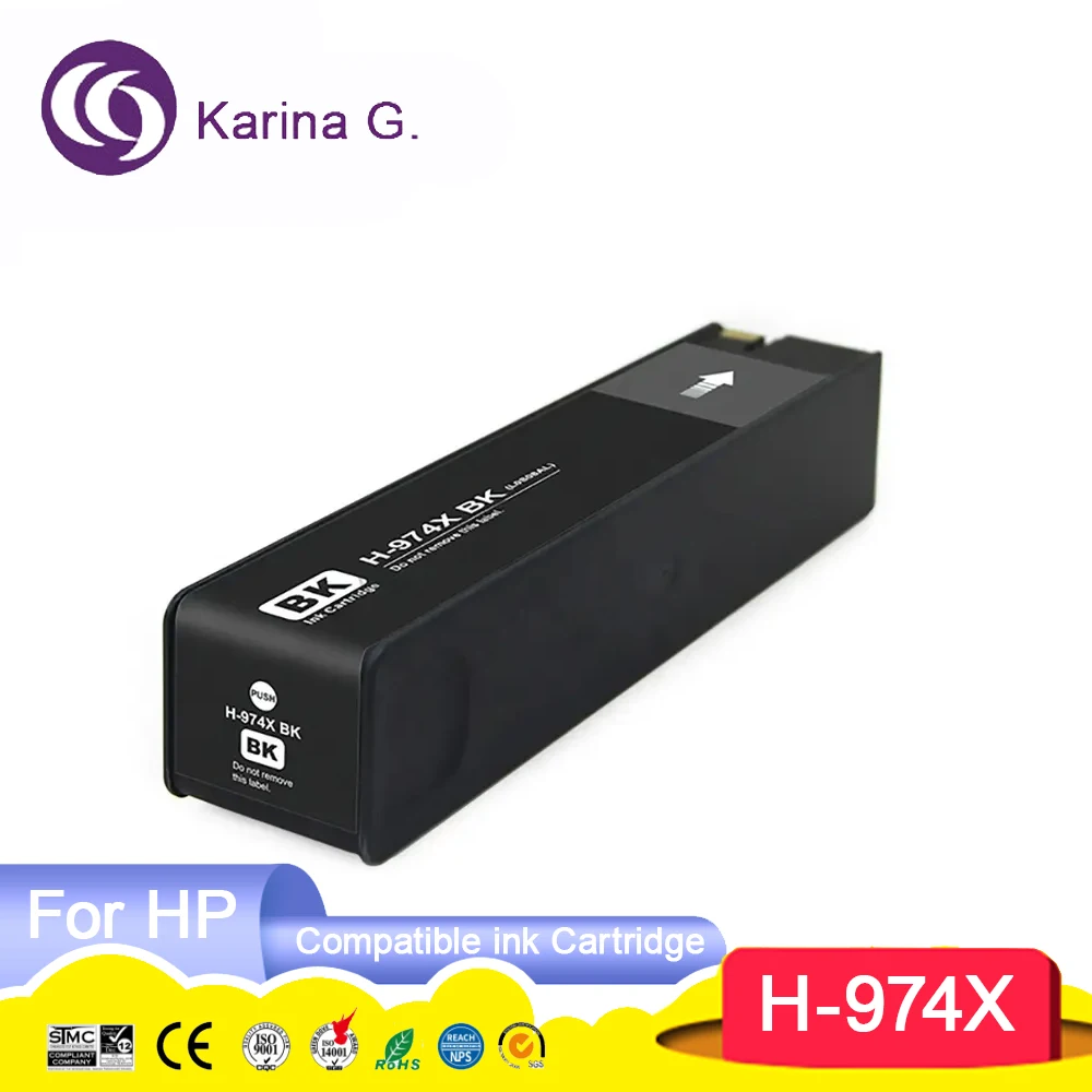 974 974X 974X Premium Compatible Ink Cartridge for PageWide Pro 452dw/477dw/552