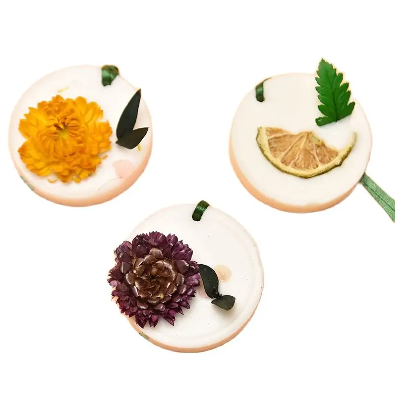 

5 PCS Aromatherapy Wax Slice Wardrobe Bedroom Toilet Odor Removing Dry Flower Pendant Air Fresh Fragrance Scented Wax Slice