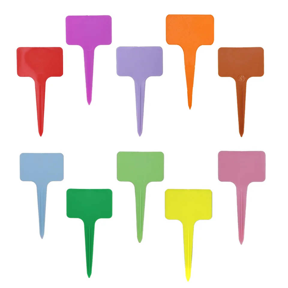 100 Etichette Da Giardino Impermeabili - Segnapianti A Forma Di T Per Orto E Piante - Foto 8