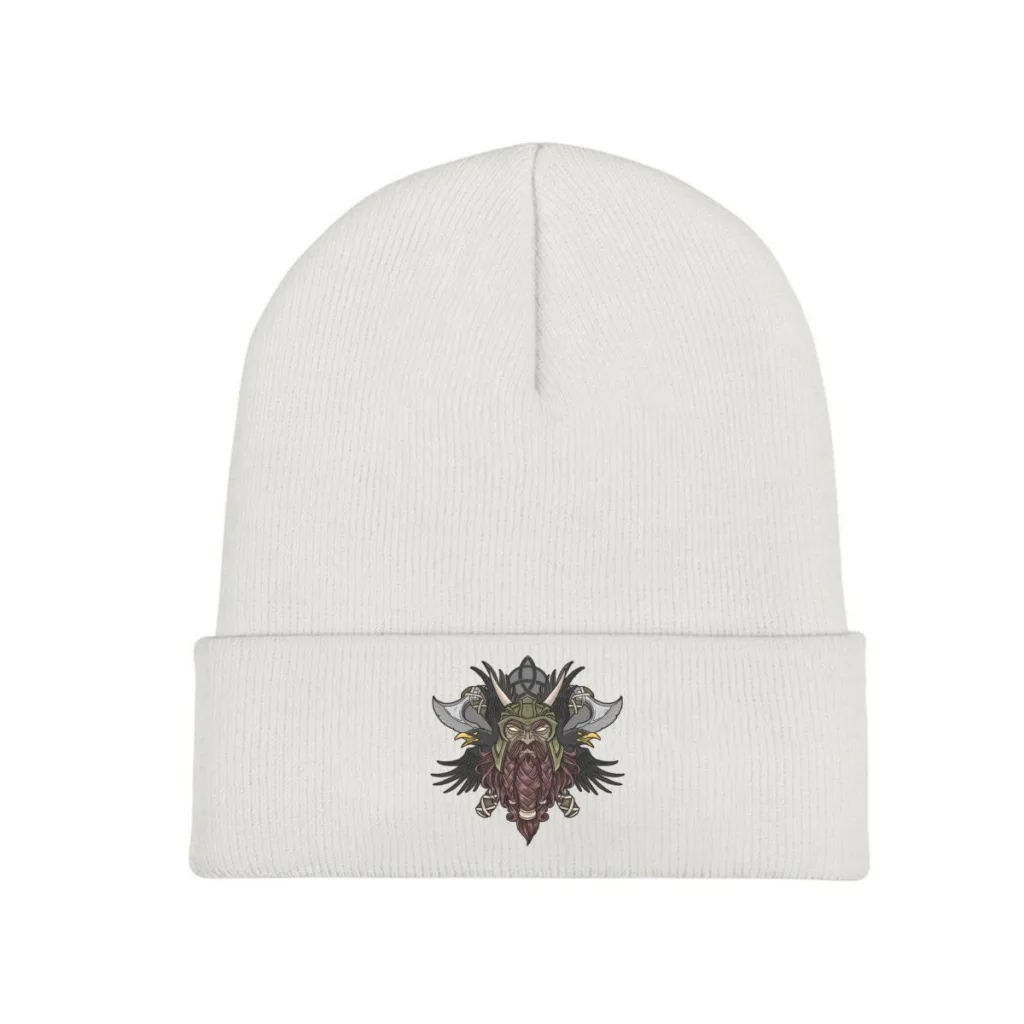 

Viking Skullies Beanies Caps Viking warrior Knitted Winter Warm Bonnet Hats Unisex Ski Cap