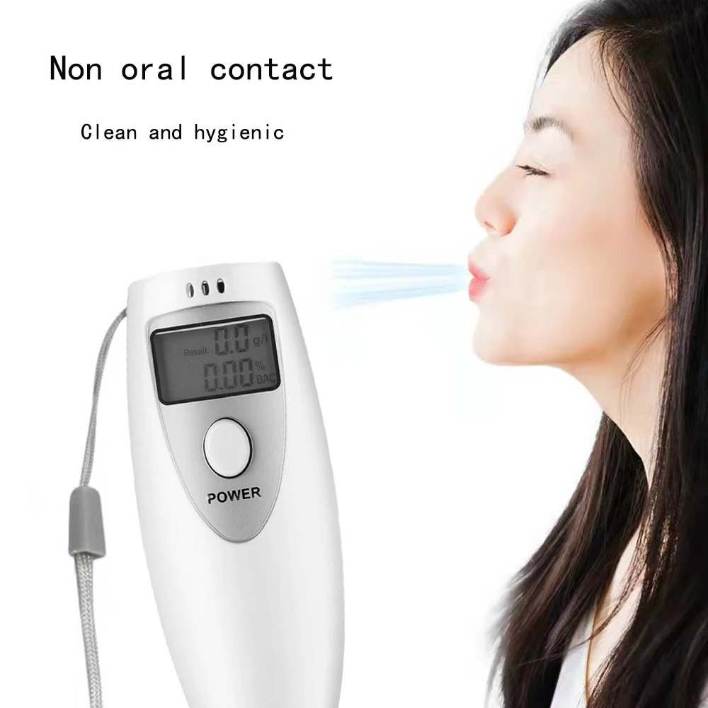 Alcohol Tester Mini Breathalyzer Tester Police Alcohol Analyzer Gadget detector Digital Alcohol Breath Tester Professional easy use