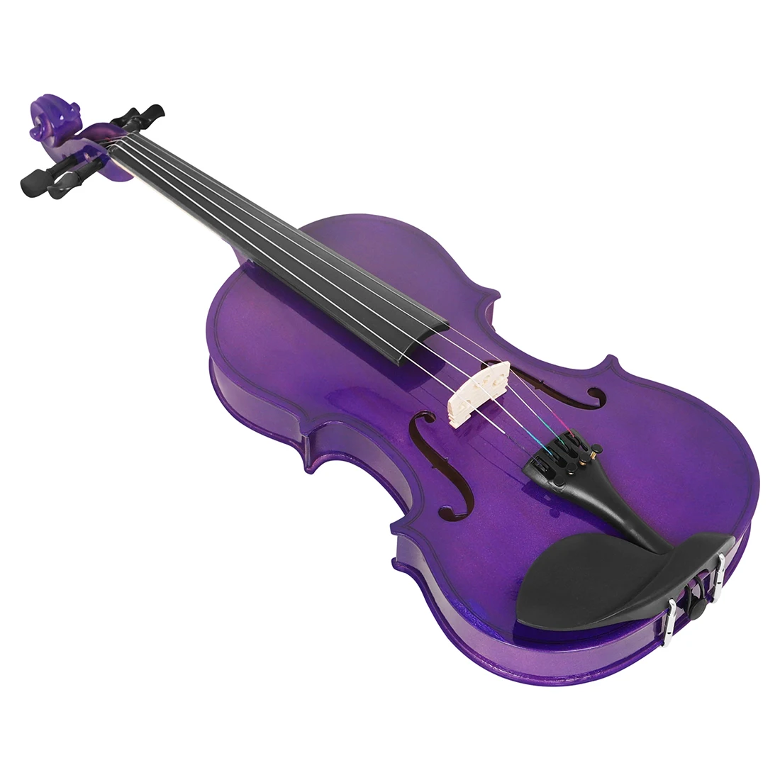 Description Picture 6 of item4/4 Violin Solid Wood Purple Acoustic Violin Professionals Handcrafted Violin   for Beginners Stringed Instrument