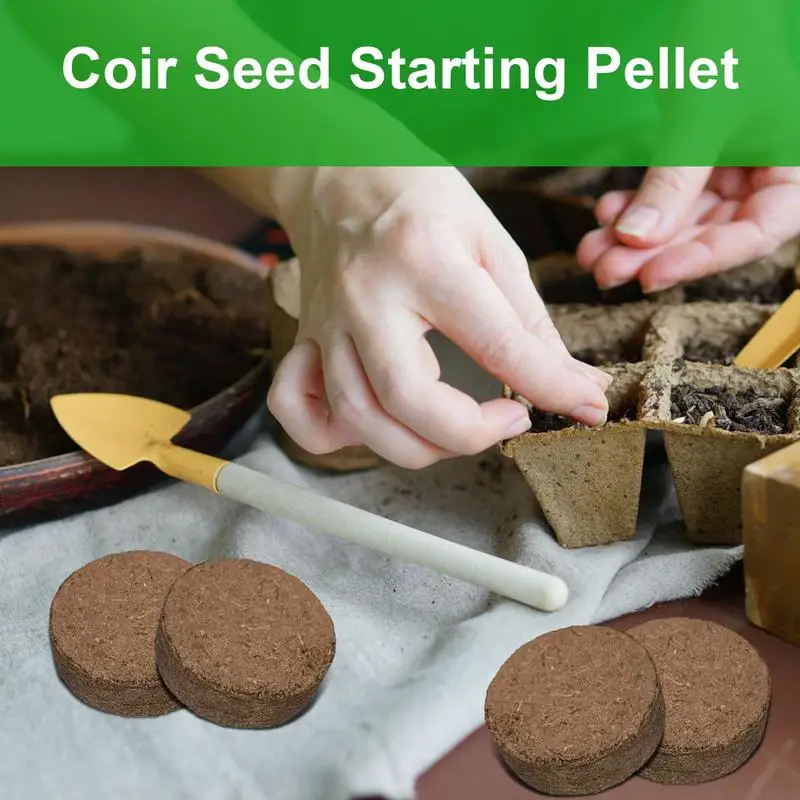 Pellet Di Compost In Fibra Di Cocco EHOTER - 24 Pezzi Da 3 Cm Per Semina E Germinazione