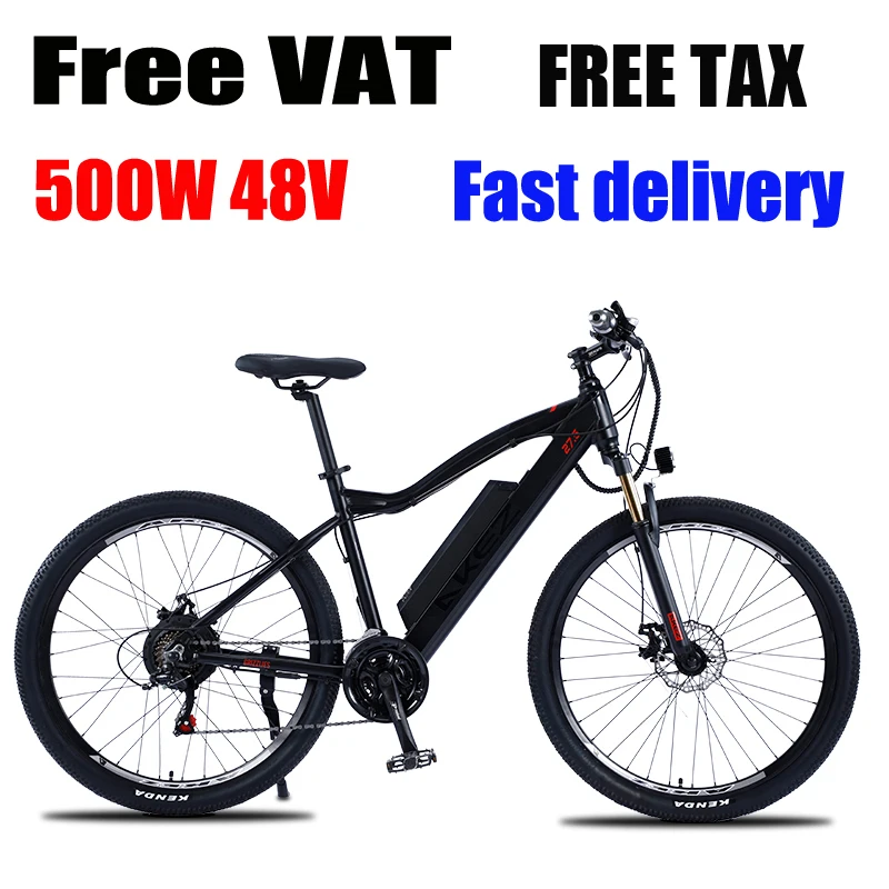 Rower elektryczny 27.5 cala 48V bateria litowa rower elektryczny damska męska pomoc rowerowa