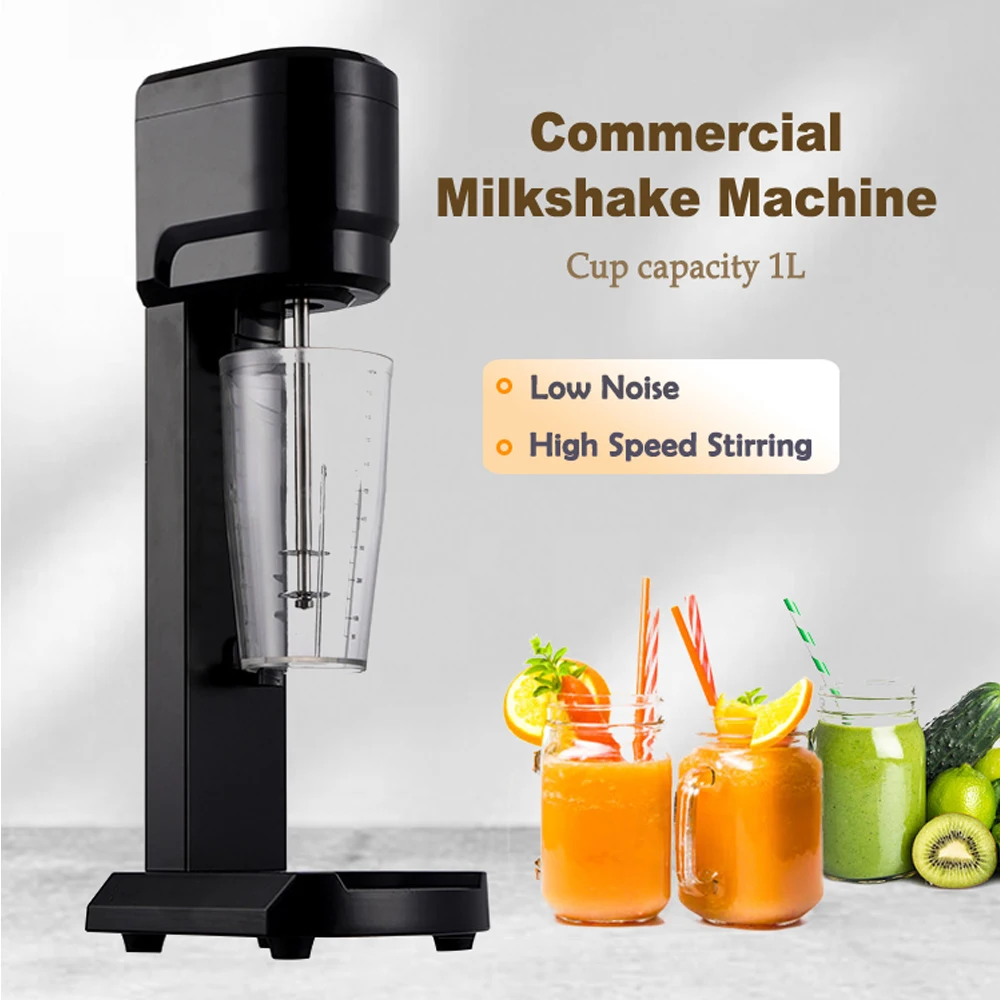 ITOP Milkshake Stirring Machine Capacity 1L Bubble Tea Cafe Equipment Metal Housing Stainless Steel Mixing Rod 280W 110V 220V replacement bread maker paddle kneading bread machine mixing paddle stirring for breadmaker machine accessories