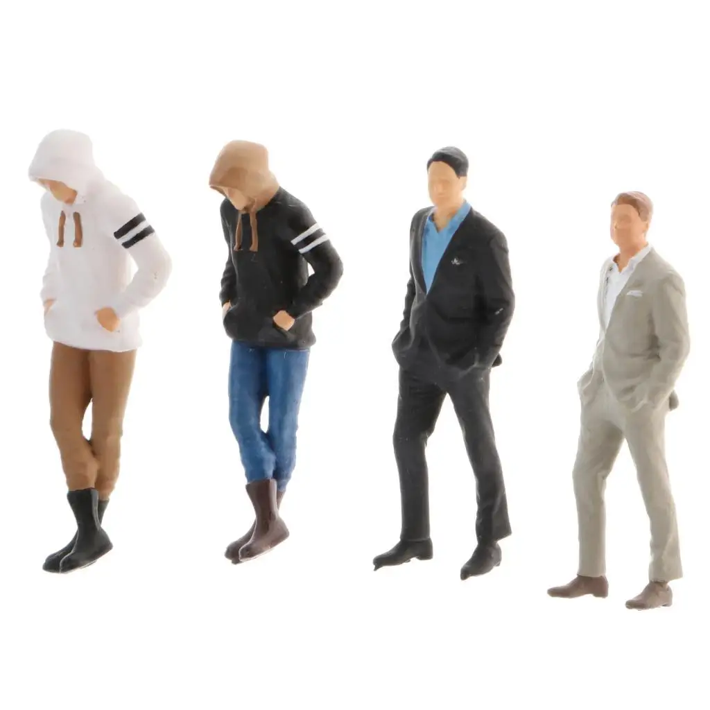 1/64 Miniature Men Figure Scene Character Street Figure Model