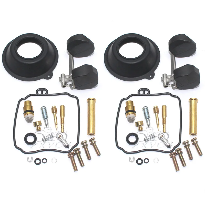 Kit Di Riparazione Carburatore Moto 2Set Per Xvs650 Xvs650A Xvs650At V Star Xvs 650 A At 1998-2016 Vite Pneumatica A Membrana Pistone