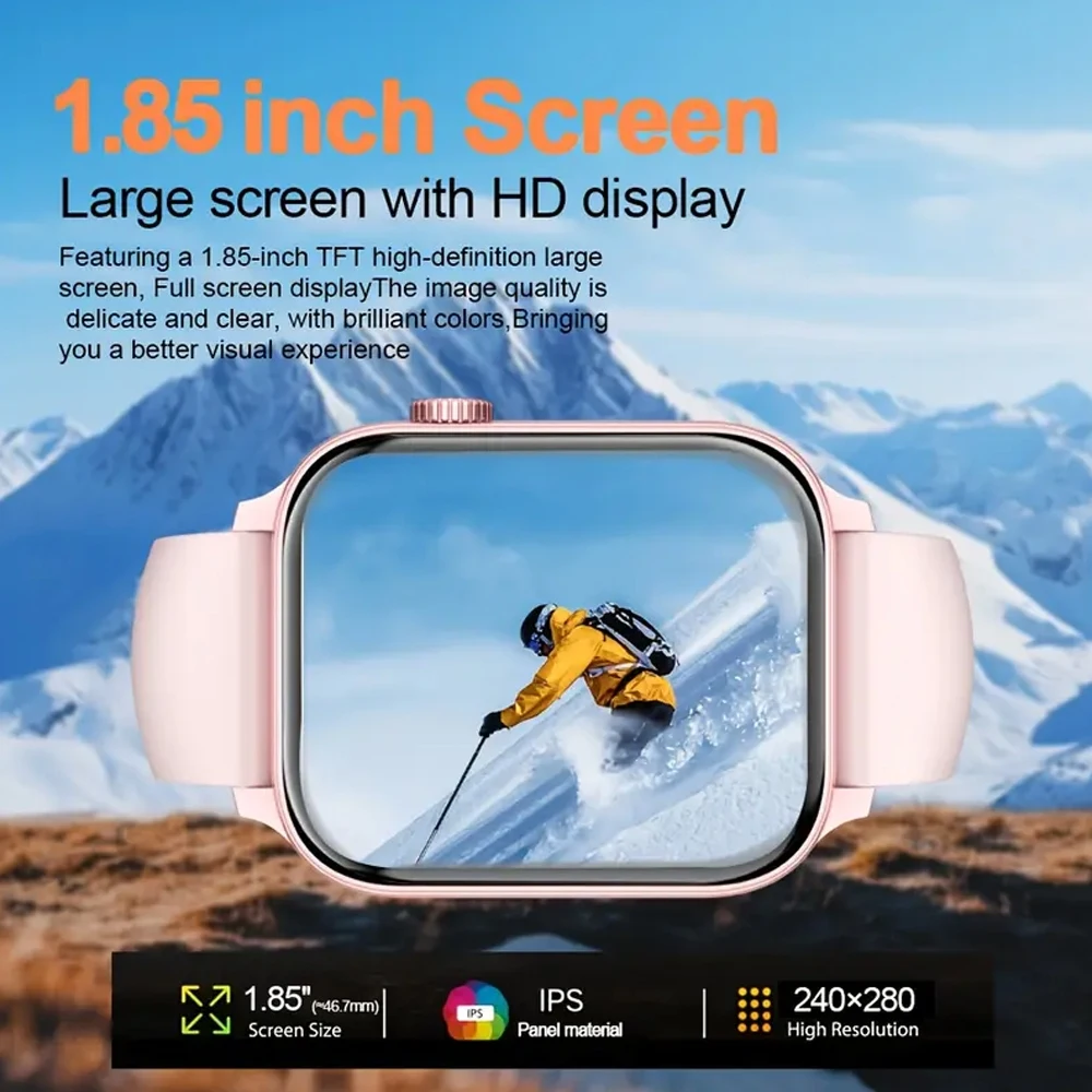 2025 New GPS Sports Smart Watch Outdoor Sports Waterproof Watch Compass 24 Hours Heart Rate Monitor Bluetooth Call Smartwatch