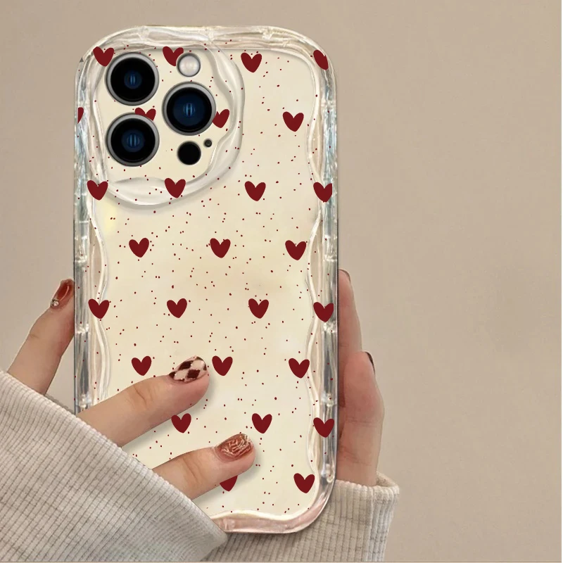 Love Heart Design Phone Case with Enhanced Protection