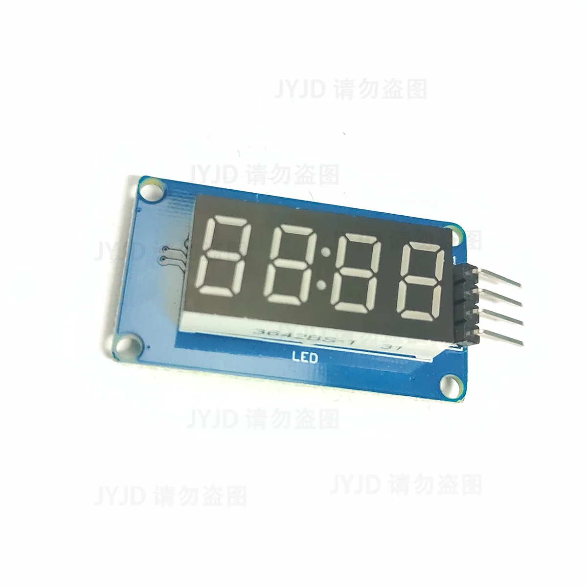 아두이노 7 세그먼트 LED 디스플레이 모듈, TM1637, 4 비트, 0.36 인치 시계, 레드 양극 디지털 튜브, 4 직렬 드라이버 보드 패키지