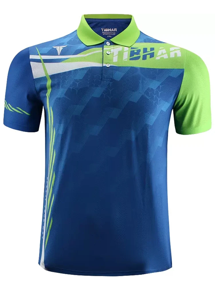 Sport T Shirt Tibhar 02303 Men Women Table Tennis T-shirt Short Sleeve Shirts Clothes Sportswear Top Ping Pong T Shirt