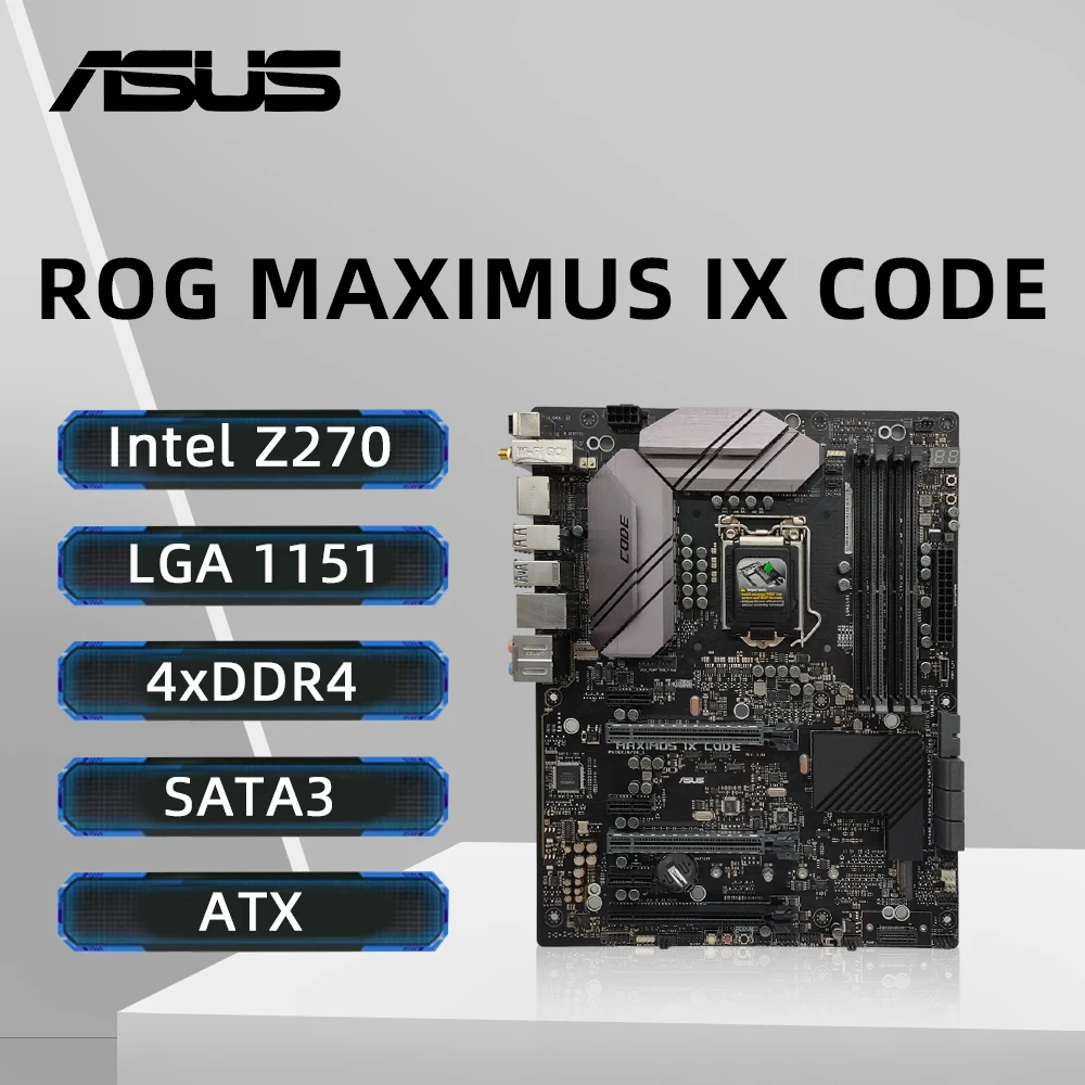 CPU 7700K + ROG MAXIMUS IX CODE ASUS ROG MAXIMUS IX CODE Motherboard Support i7-7700K 6700K