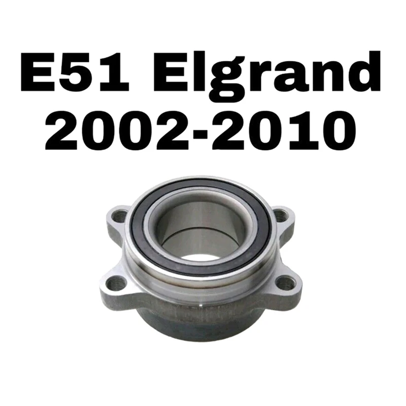 

1 Piece Front Wheel Hub Bearing Silver Metal For Nissan Elgrand E51 2.5 3.5 ABS 2002-2010 40210-WL000, 40210-WL020, 0282E51MF