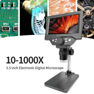 Microscope de réparation de téléphone portable G600A HD Microscope  électronique à microscope numérique à écran de