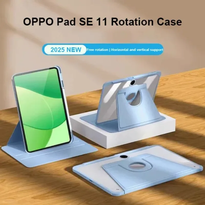 Rotating Acrylic Hard Case with Pen Slot