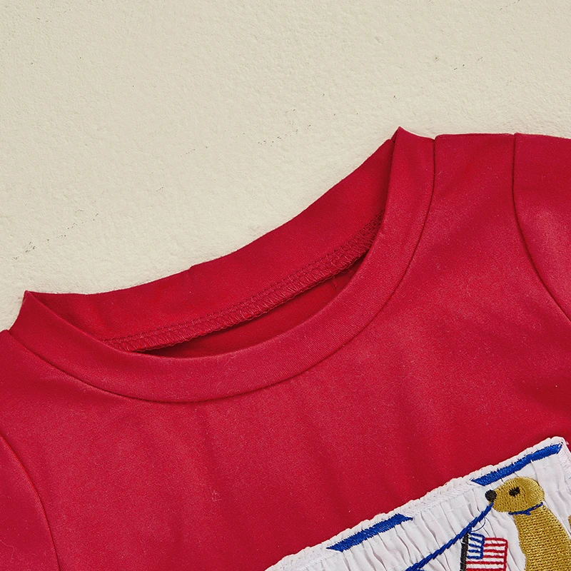Toddler American Flag Outfit 3