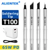 T100 Soldering Iron Tip T100-BC3 IS K KU Soldering accessories Internal Heating Type Lead Free Soldering Station Kit 1
