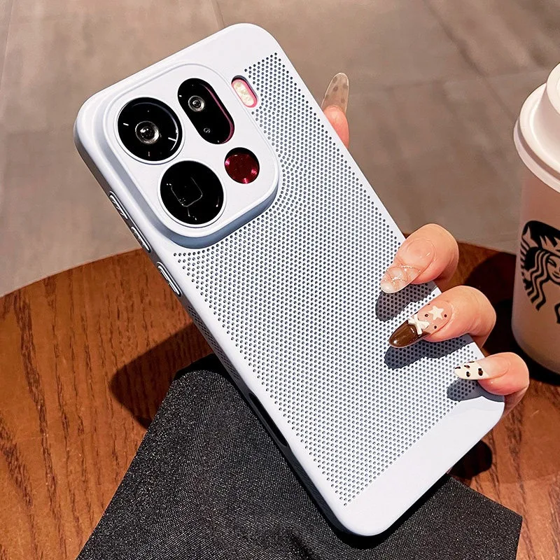Hülle für OPPO Find X9 Pro, luxuriöse, farbige, wärmeableitende, hautfreundliche, ultradünne, mattierte PC-Abdeckung für Oppo Find X9 Pro Funda