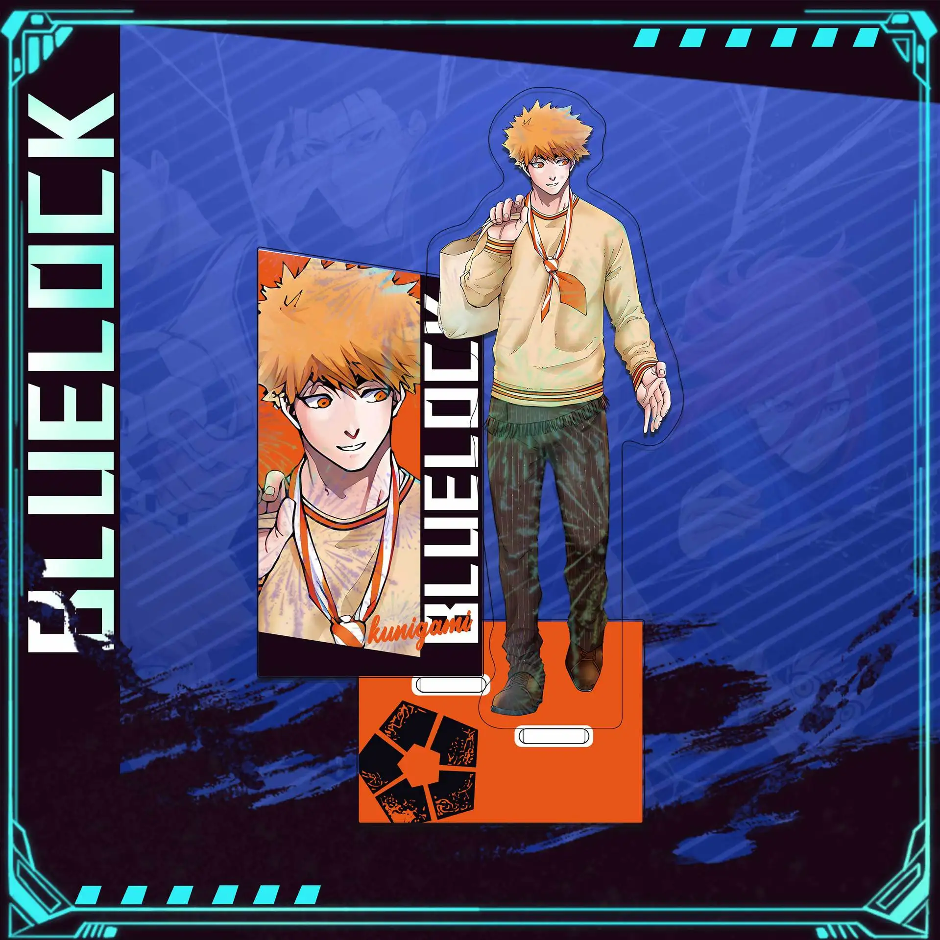 Blue Lock Layered Craft Firework Holographic Anime Merch