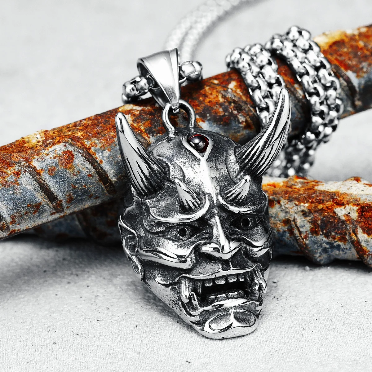 ★韓國人氣★SCALETTO★Skull And Back Tooth Necklace il_1080xN.4423126683_nvs6.jpg