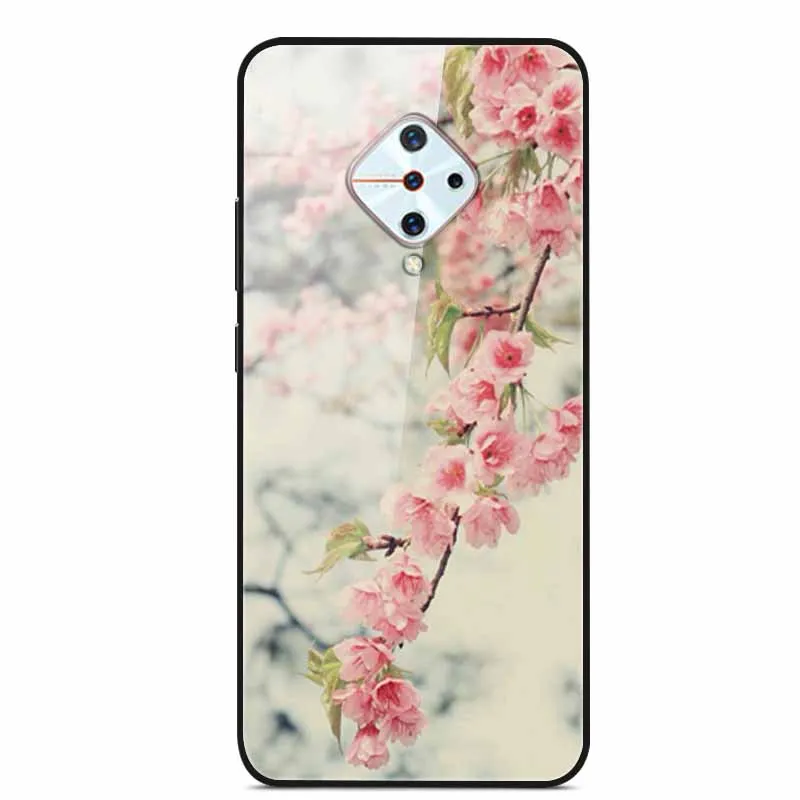 Premium Tempered Glass Back Case with Soft Bumper