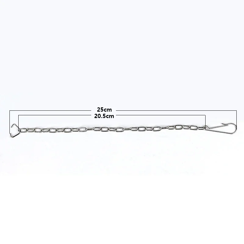 5pcs Stainless Steel Toilet Flapper Handle 25cm Chains with Ring&Hook Adjust Length Connectors Bathroom Replace Fittings Repair