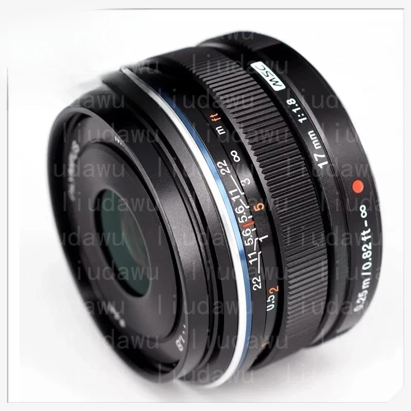 98% 새 상품, 오리지널 PEN-F 17mm F1.8 렌즈 (올림푸스 17 F1.8 17 1.8용) 광각 고정 초점 M43 E-마운트 렌즈