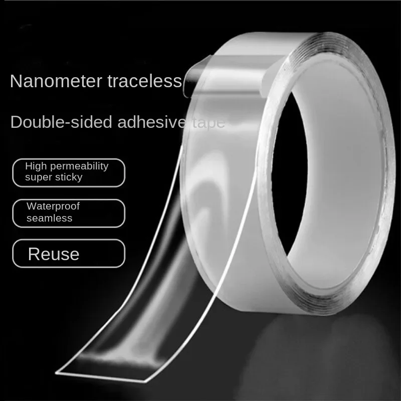 Versatile Waterproof Reusable Double-Sided Tape