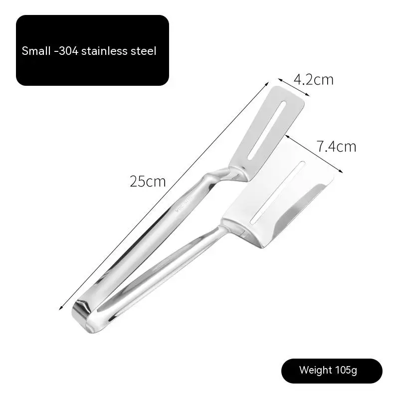 304 Kitchens Tongs Stainless Steel Multipurpose Gripper Bread Clip/Steak Clamps/Fried Steak Clamp/Barbecue Tongs