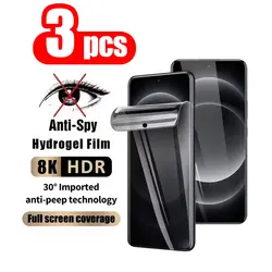 Premium Privacy Hydrogel Film Screen Protector - Anti - Spy Technology (1 - 3 Pack) - Galaxy A54 5G