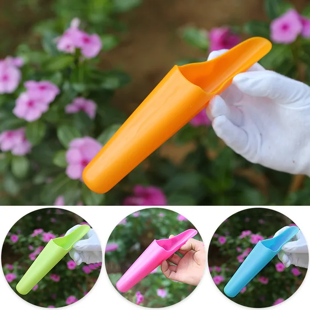 1Pc Mini Kertészeti Lapáttermesztés Vödör Műanyag Pohár Ásó Cserepes Bonsai Húsos Növénykert Szerszámok Talaj Lapátok 23*5,5 Cm - Image 4