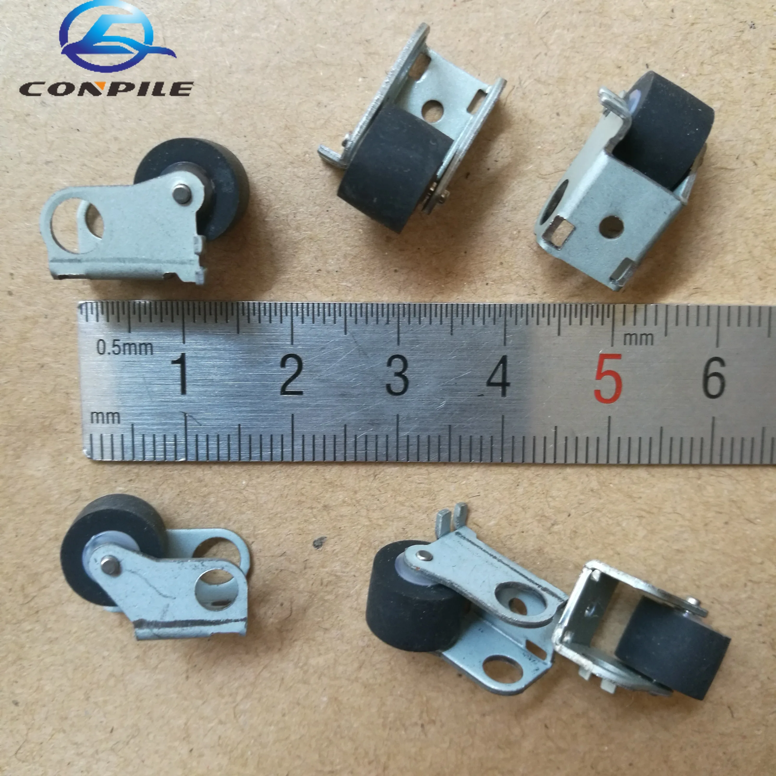 6 Pezzi 9Mm Con Rullo Di Presa Con Telaio In Ferro Per Lettore Registratore A Nastro A Pressione Audio Con Piattaforma A Cassetta