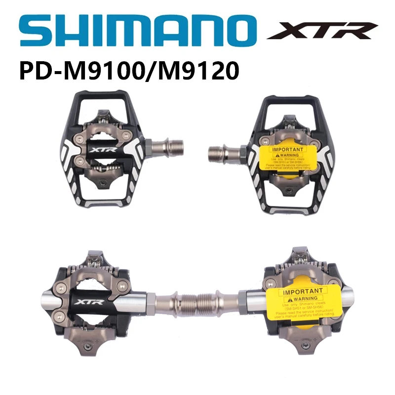 Shimano XTR M9100 seri PD-M9120, Pedal SPD dua sisi PD-M9100 cocok - Main Image