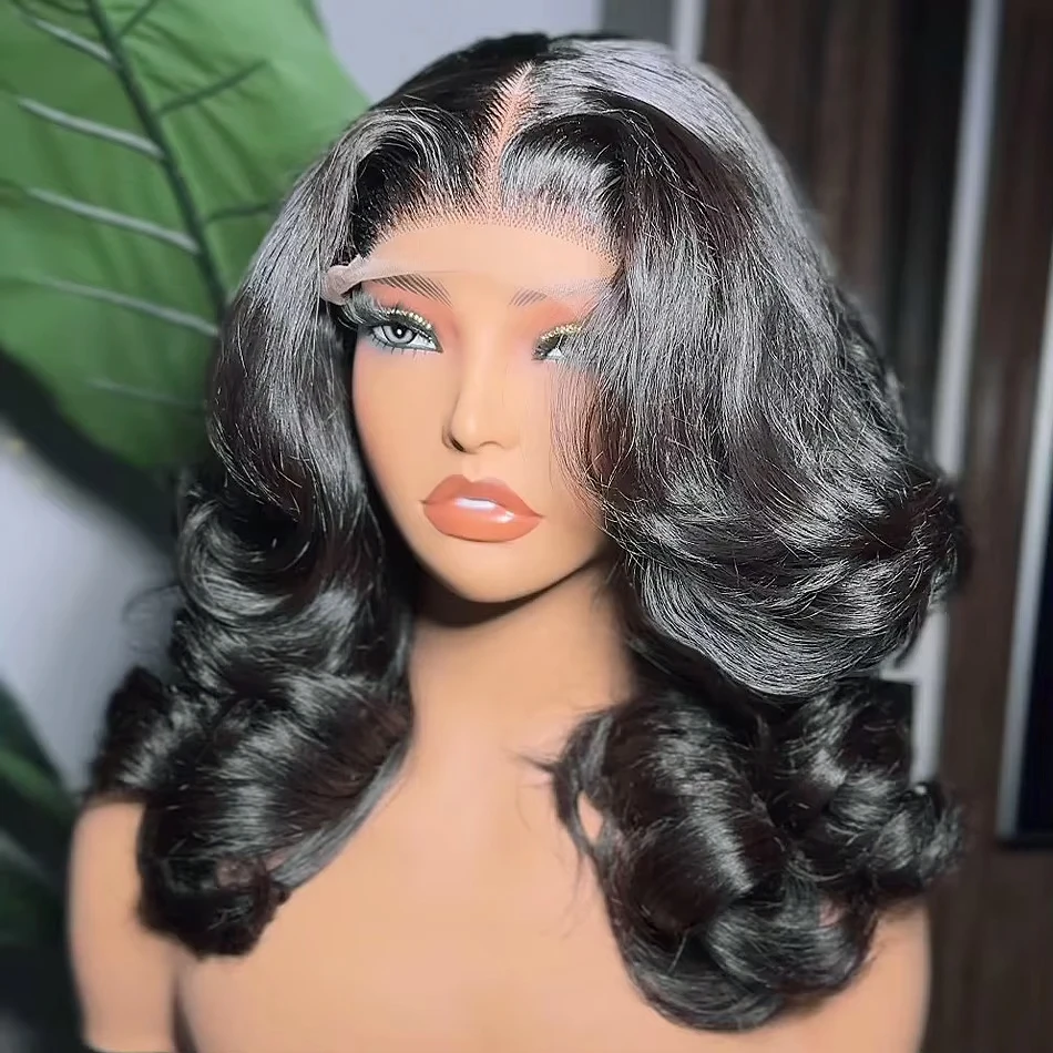 Short Bob Wig 100% Human Hair 200% Density Vietnam Virgin Raw Human Hair Body Wave 13x4 Lace Frontal Bob Wig Remy for Women