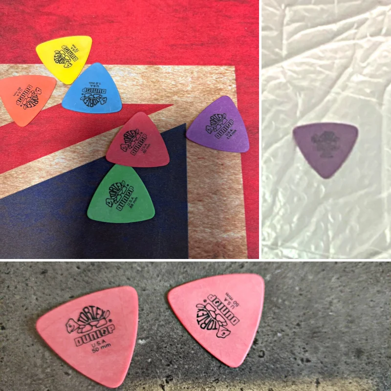Description Picture 2 of itemDunlop Guitar Picks Tortex Triangle Plectrum Mediator 431R 0.5/0.6/0.73/0.88/1.0/1.14mm Guitar Accessories