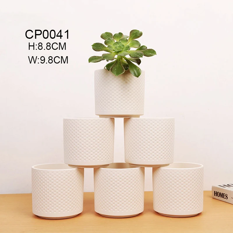 DIY Kindergarten Vase Ceramic Art White Embryo Color Painting, Coloring Mold Coating and Production of Gypsum