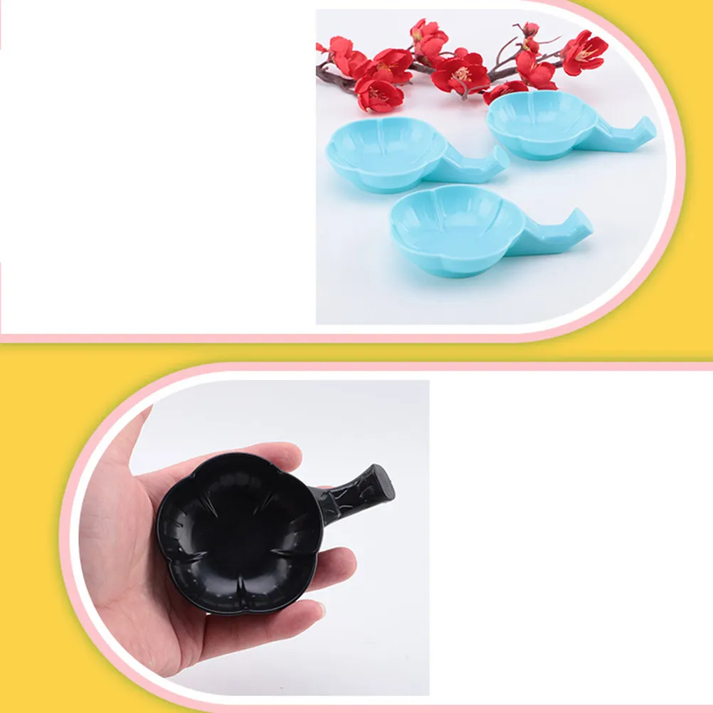 15Pcs 플라스틱 잉크 접시 매화 잉크 플레이트 다기능 컬러 믹싱 트레이 페인팅 브러쉬 레스트 홀더 중국 서예