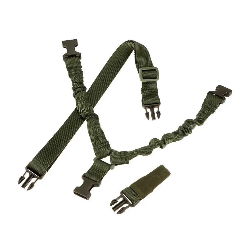 Tactical Single Point Rifle Sling Shoulder Strap Nylon Adjustable Airsoft Paintball Gun Strap Hunting Accessories Tactical Gun Strap